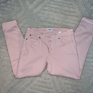 Hudson: Pink Natalie Mid-rise Jeans - Size 30